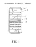 INPUT METHOD AND CONTENT DISPLAYING METHOD FOR AN ELECTRONIC DEVICE, AND APPLICATIONS THEREOF diagram and image