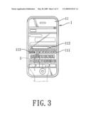 INPUT METHOD AND CONTENT DISPLAYING METHOD FOR AN ELECTRONIC DEVICE, AND APPLICATIONS THEREOF diagram and image