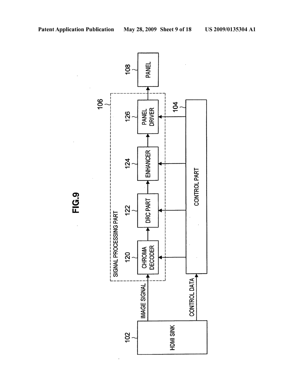 DISPLAY DEVICE, IMAGE SIGNAL PROCESSING METHOD, AND PROGRAM - diagram, schematic, and image 10