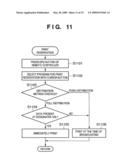 DIGITAL BROADCAST RECEPTION APPARATUS AND METHOD OF PRINTING INFORMATION CONTENTS IN THE APPARATUS diagram and image