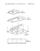 Recessed light fixture for luminous ceilings diagram and image