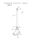 ELECTRONIC THERMOMETER WITH FLEX CIRCUIT LOCATION diagram and image