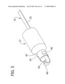 ELECTRONIC THERMOMETER WITH FLEX CIRCUIT LOCATION diagram and image