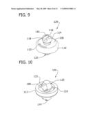 ELECTRONIC THERMOMETER WITH FLEX CIRCUIT LOCATION diagram and image