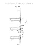 Placement of target rods in BWR bundle diagram and image