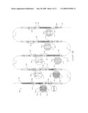 Placement of target rods in BWR bundle diagram and image