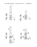 Placement of target rods in BWR bundle diagram and image