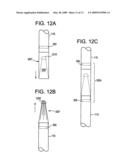 Placement of target rods in BWR bundle diagram and image