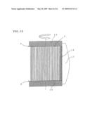 HONEYCOMB STRUCTURE AND METHOD FOR MANUFACTURING SAME diagram and image