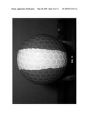 GOLF BALL WITH TRANSLUCENT COVER diagram and image