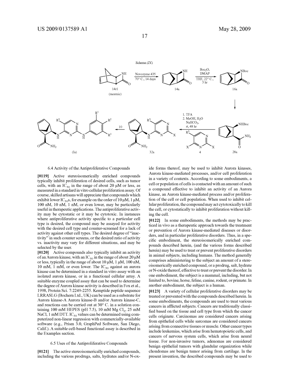 Stereoisomerically Enriched 3-Aminocarbonyl Bicycloheptene Pyrimidinediamine Compounds And Their Uses - diagram, schematic, and image 22