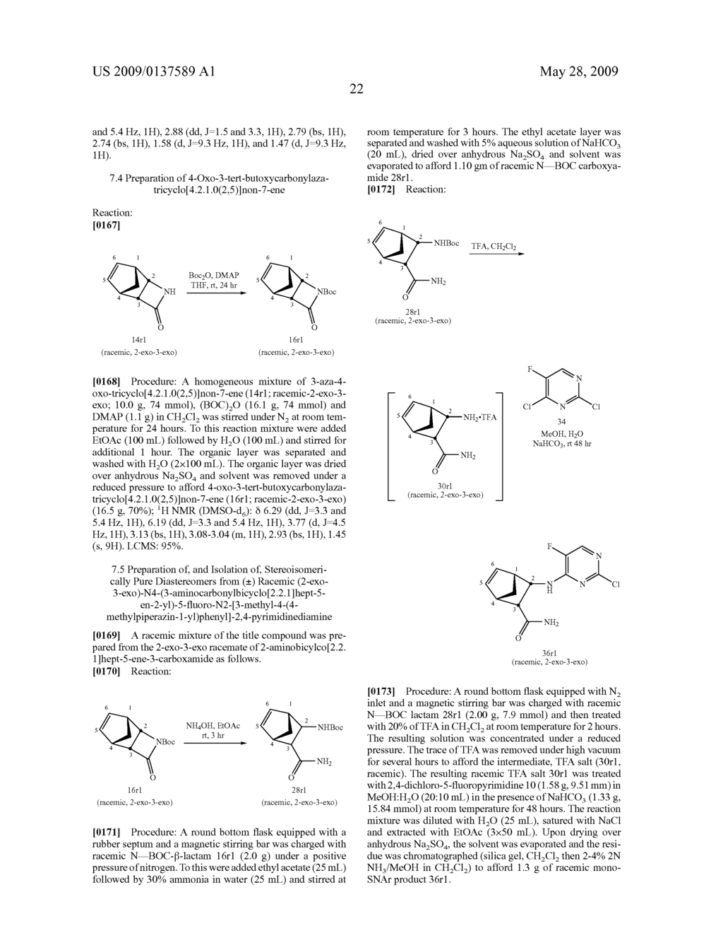 Stereoisomerically Enriched 3-Aminocarbonyl Bicycloheptene Pyrimidinediamine Compounds And Their Uses - diagram, schematic, and image 27