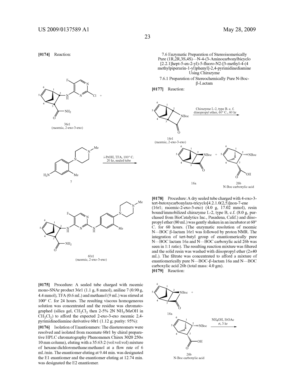 Stereoisomerically Enriched 3-Aminocarbonyl Bicycloheptene Pyrimidinediamine Compounds And Their Uses - diagram, schematic, and image 28