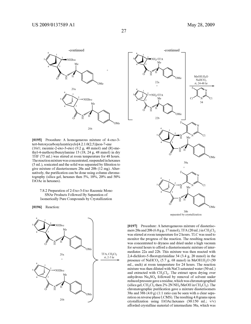 Stereoisomerically Enriched 3-Aminocarbonyl Bicycloheptene Pyrimidinediamine Compounds And Their Uses - diagram, schematic, and image 32