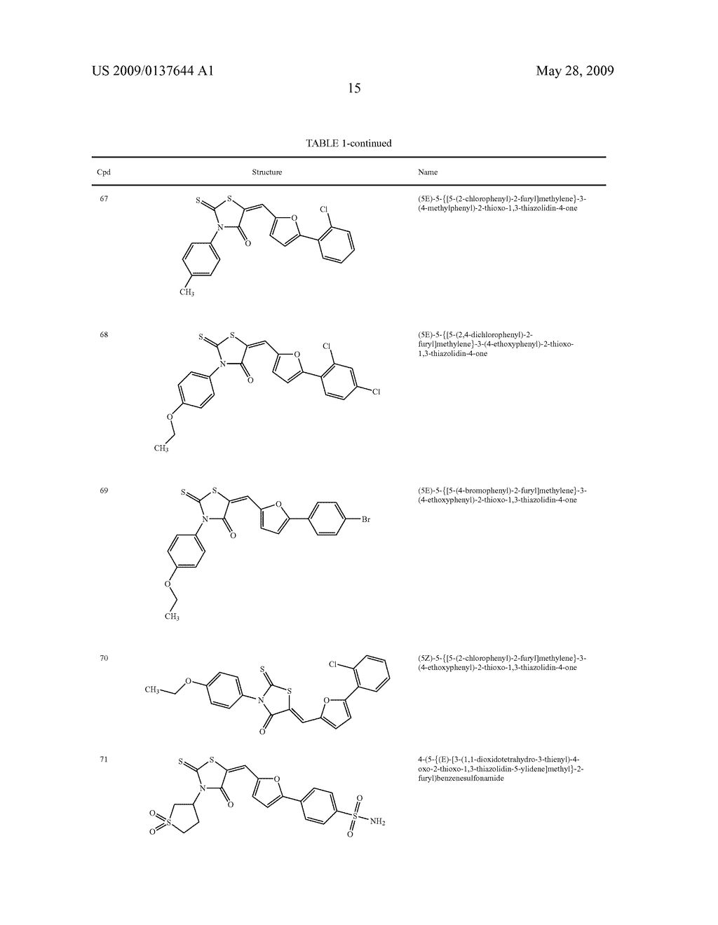 RHODANINE COMPOSITIONS FOR USE AS ANTIVIRAL AGENTS - diagram, schematic, and image 16