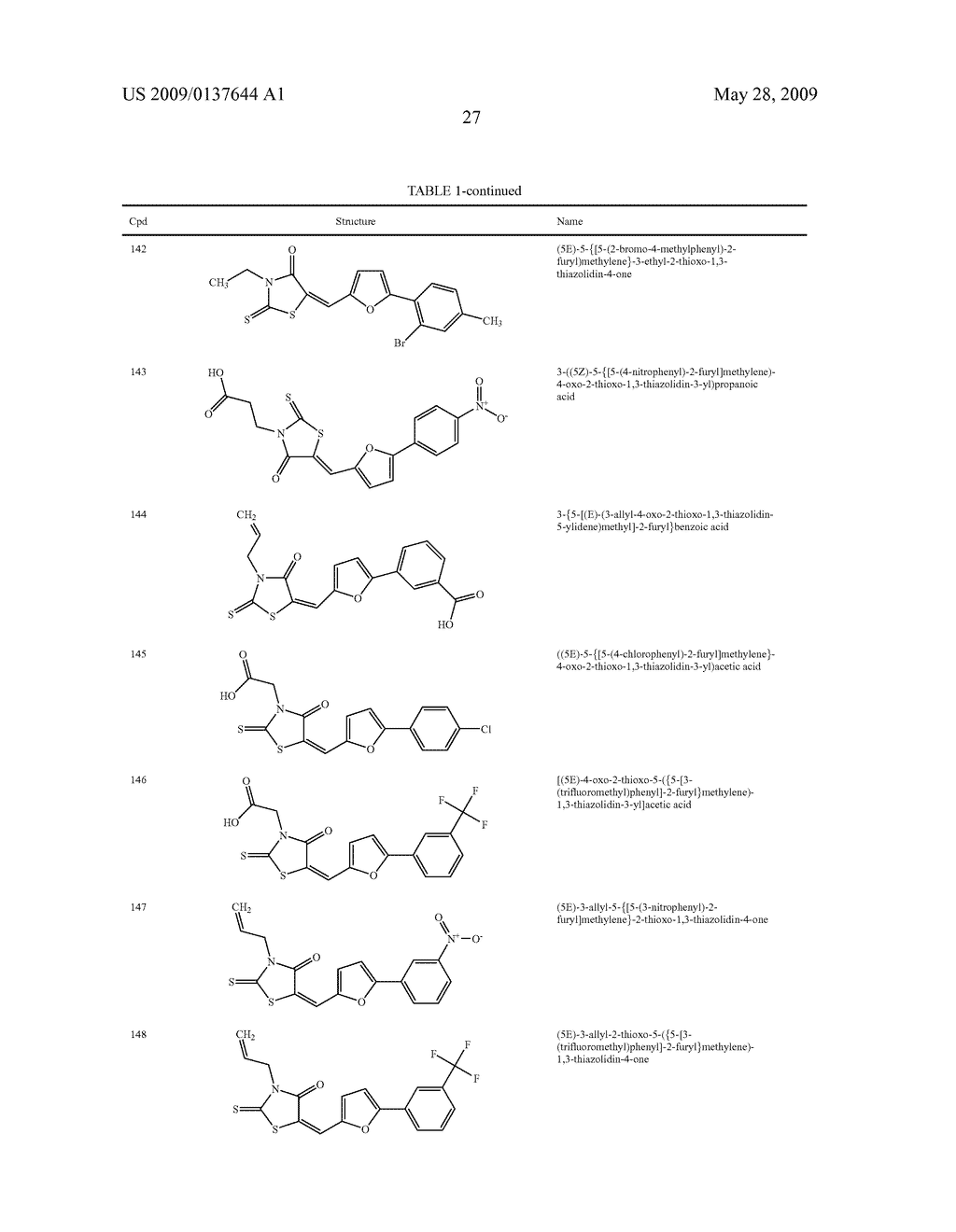 RHODANINE COMPOSITIONS FOR USE AS ANTIVIRAL AGENTS - diagram, schematic, and image 28