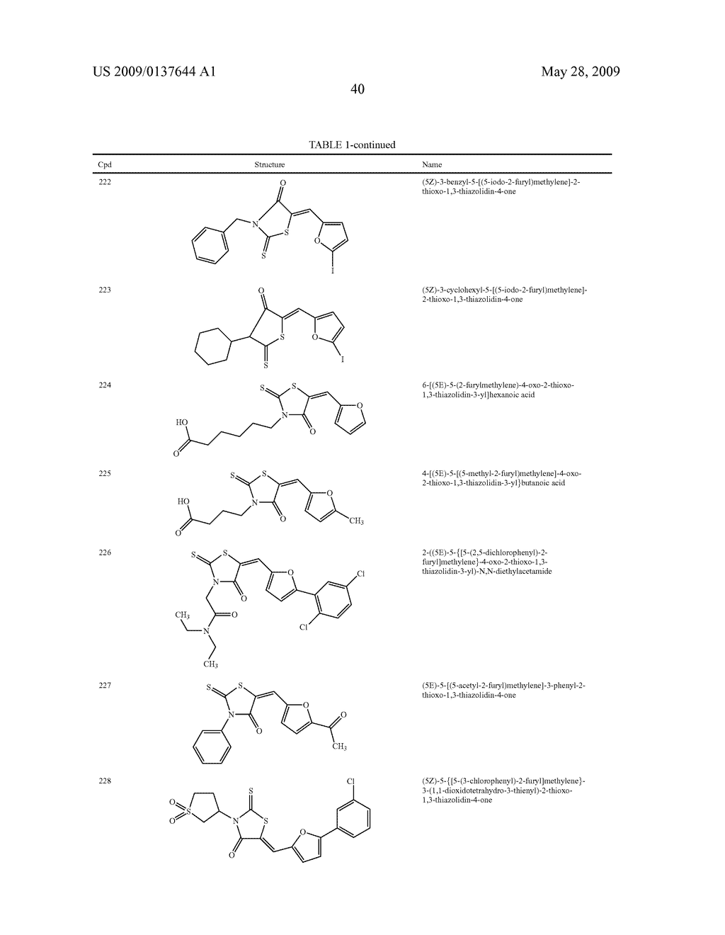 RHODANINE COMPOSITIONS FOR USE AS ANTIVIRAL AGENTS - diagram, schematic, and image 41