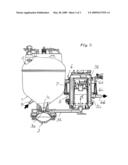 DEVICE FOR TREATING BLOOD IN AN EXTRACORPOREAL CIRCUIT diagram and image