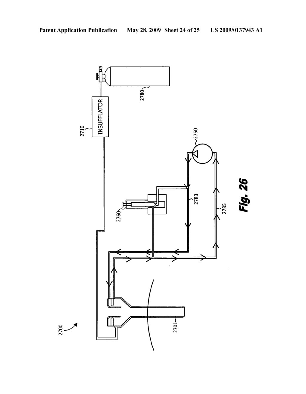 SYSTEM FOR SURGICAL INSUFFLATION AND GAS RECIRCULATION - diagram, schematic, and image 25