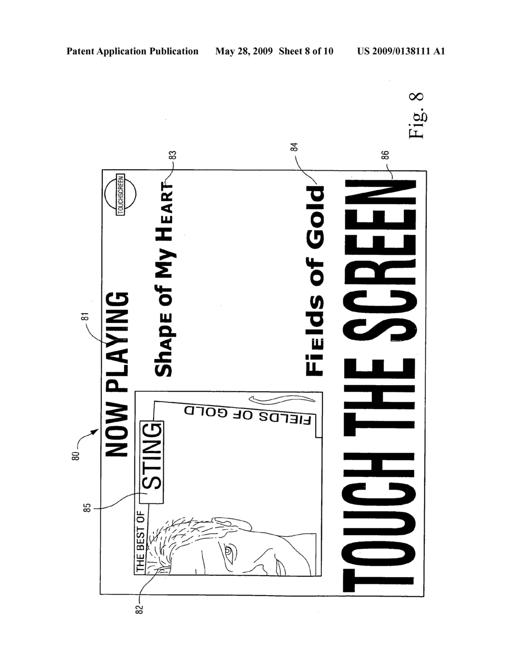 Process for selecting a recording on a digital audiovisual reproduction system, and system for implementing the process - diagram, schematic, and image 09