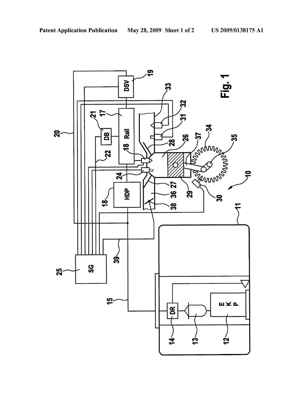 METHOD FOR CONTROLLING A FUEL SUPPLY SYSTEM OF AN INTERNAL COMBUSTION ENGINE - diagram, schematic, and image 02