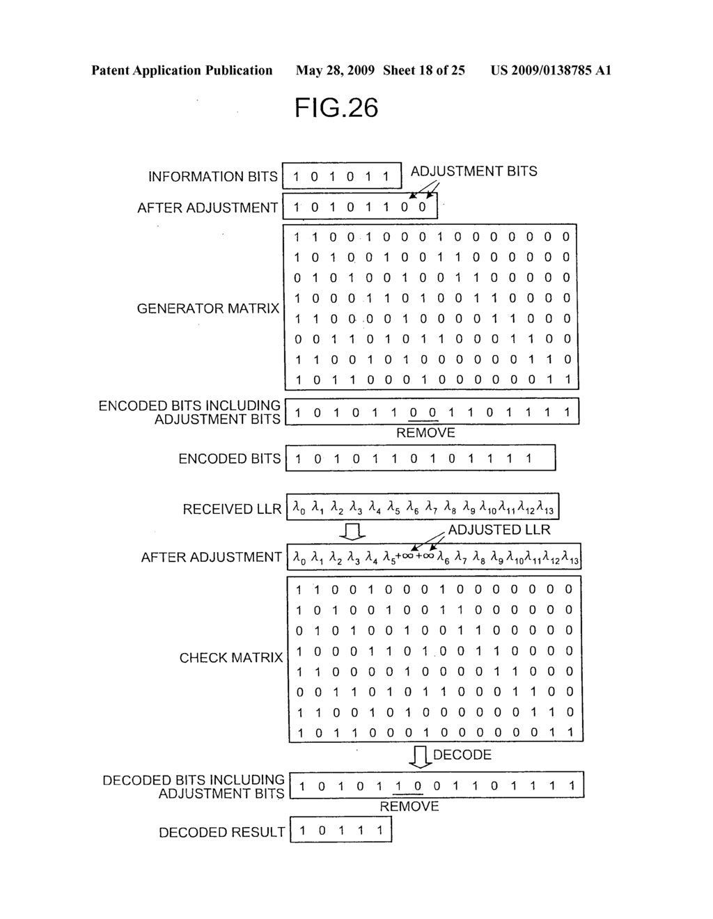 COMMUNICATION DEVICE, DECODING DEVICE, INFORMATION TRANSMISSION METHOD, AND DECODING METHOD - diagram, schematic, and image 19