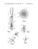 A BRUSH FOR APPLYING SUBSTANCE TO EYELASHES AND/OR EYEBROWS diagram and image