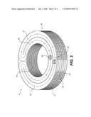 Annular intercooler having curved fins diagram and image