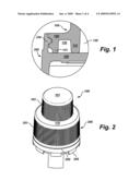 Integrated straw and bottle closure assembly diagram and image