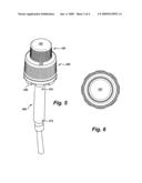 Integrated straw and bottle closure assembly diagram and image