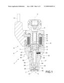 FUEL INJECTOR WITH MECHANIC DAMPING diagram and image