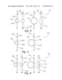 Modular suspended wine bottle holder diagram and image