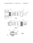 Apparatus for connecting plastic-lined metallic pipes diagram and image