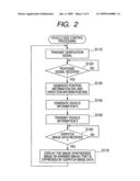 Vehicle-use visual field assistance system in which information dispatch apparatus transmits images of blind spots to vehicles diagram and image