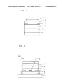 LIGHT-EMITTING ELEMENT AND DISPLAY DEVICE diagram and image