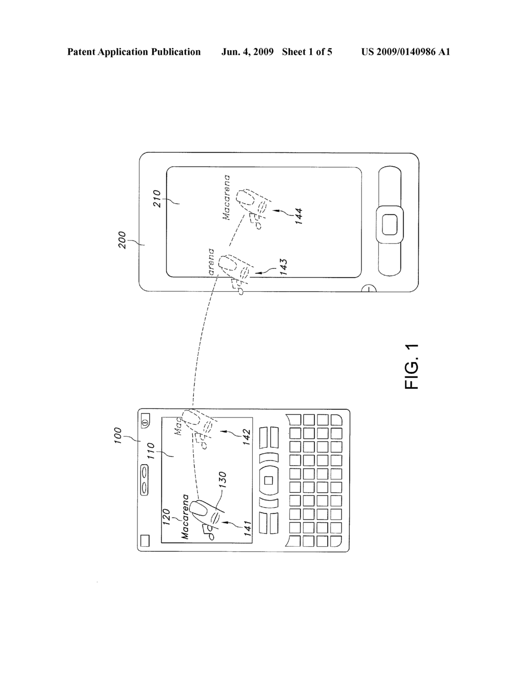 METHOD, APPARATUS AND COMPUTER PROGRAM PRODUCT FOR TRANSFERRING FILES BETWEEN DEVICES VIA DRAG AND DROP - diagram, schematic, and image 02