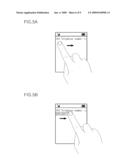 MOBILE TERMINAL HAVING TOUCH SCREEN AND METHOD FOR INPUTTING CHARACTERS THROUGH THE SAME diagram and image