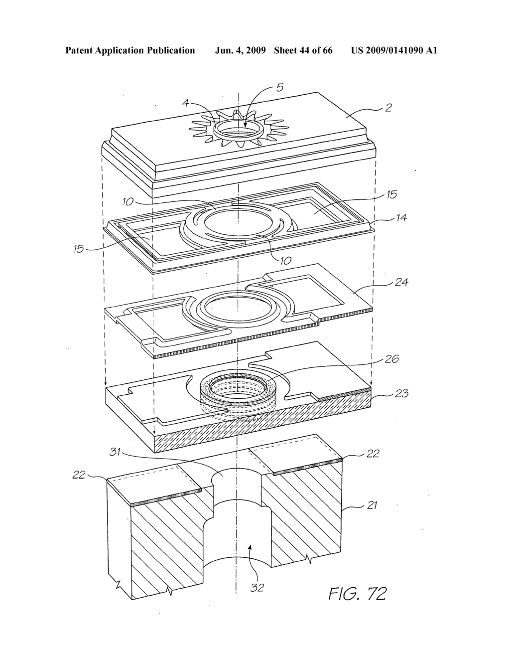 Unit Cell For A Thermal Inkjet Printhead - diagram, schematic, and image 45