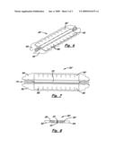 Mountable linear light welt diagram and image