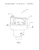 SHIELDED SAMPLE CELL INSERTION AND REMOVAL APPARATUS FOR X-RAY ANALYZER diagram and image