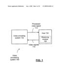 USB VIDEO CARD AND DONGLE DEVICE WITH VIDEO ENCODING AND METHODS FOR USE THEREWITH diagram and image