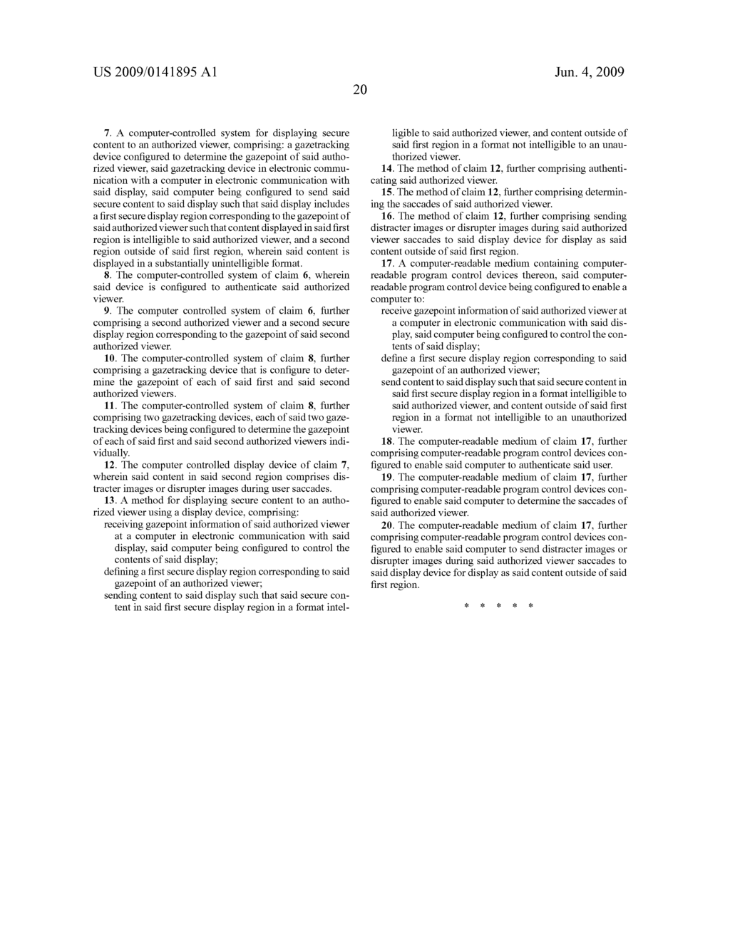 METHOD AND APPARATUS FOR SECURE DISPLAY OF VISUAL CONTENT - diagram, schematic, and image 33