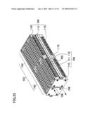 Battery system with battery cells arranged in array alignment diagram and image