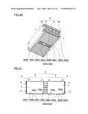 Battery system with battery cells arranged in array alignment diagram and image