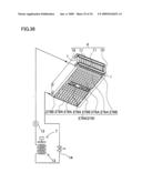 Battery system with battery cells arranged in array alignment diagram and image