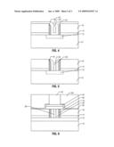 Fabricating sub-lithographic contacts diagram and image