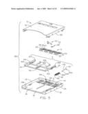 Memory card connector with improved contact arrangement diagram and image