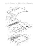 Memory card connector with improved contact arrangement diagram and image