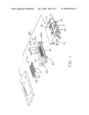 Electrical connector with improved contact arrangement diagram and image