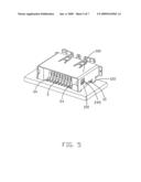 Electrical connector with improved contact arrangement diagram and image